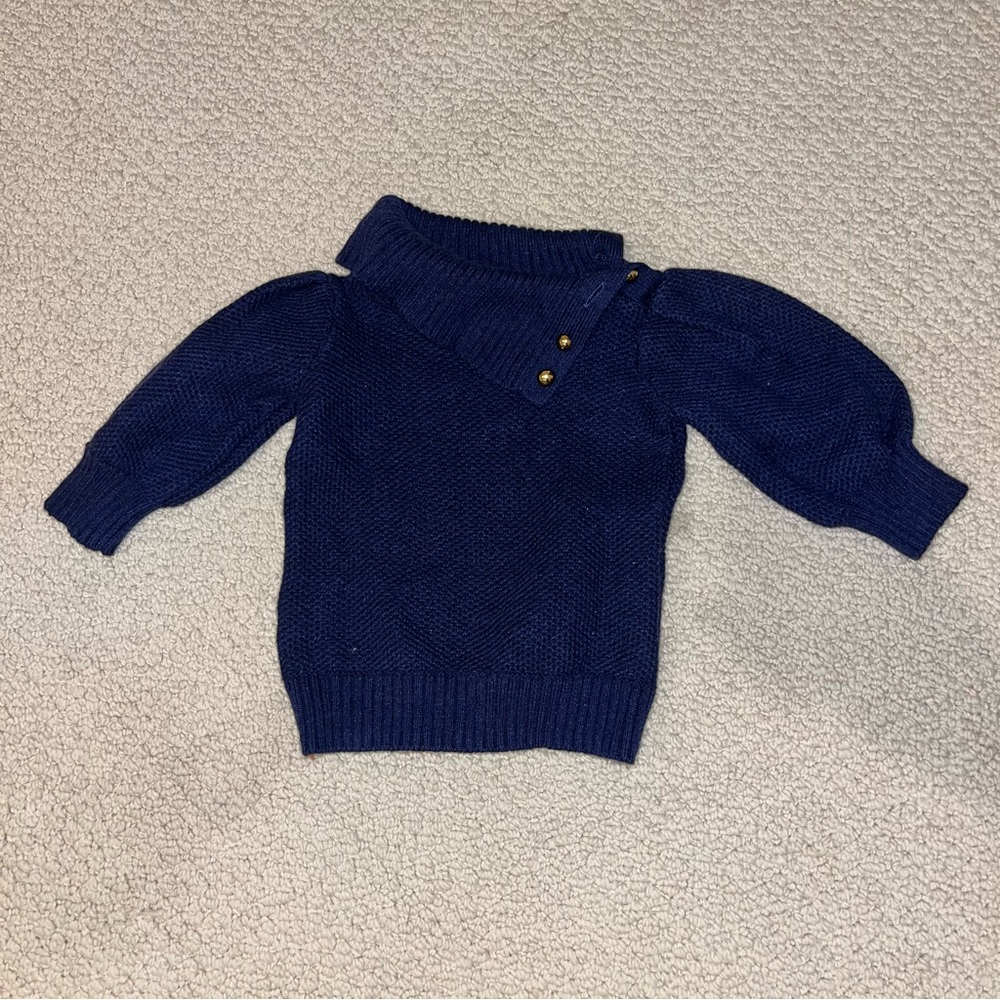 Janie and Jack Dark Blue Sweater